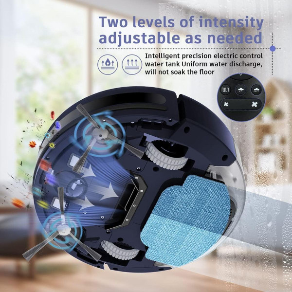 GTTVO 2-in-1 Mopping Robot Vacuum Cleaner product image