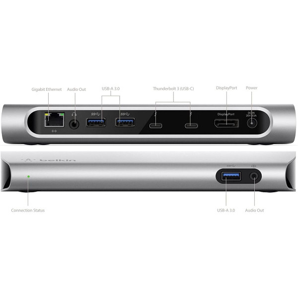 Belkin Thunderbolt 3 Dock with 2.6ft Cable product image