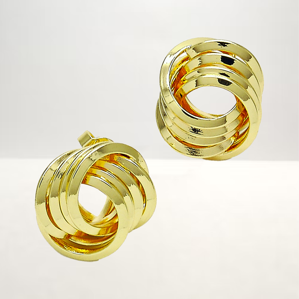 Love Knot 18K-Gold-Plated Stud Earrings product image
