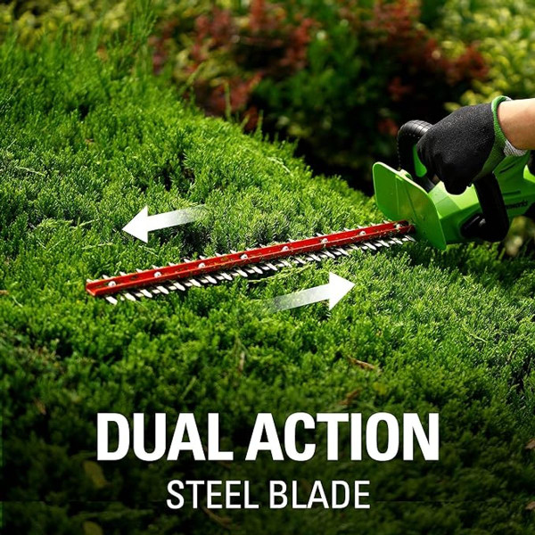 Greenworks 24V 22" Rotating-Handle Hedge Trimmer product image
