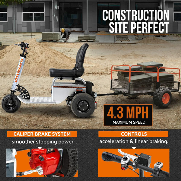 SuperHandy Electric Tugger Cart Tow Tractor product image
