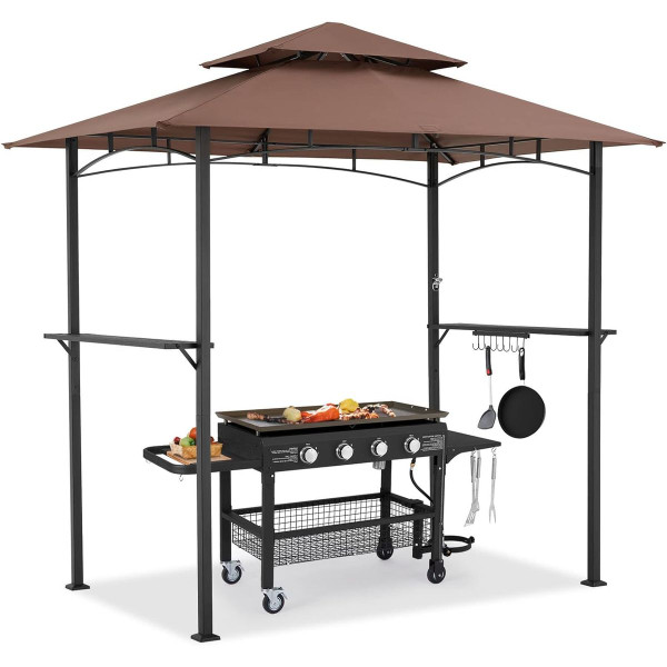 8 x 5-Foot Outdoor Grill Gazebo with Vented Top product image