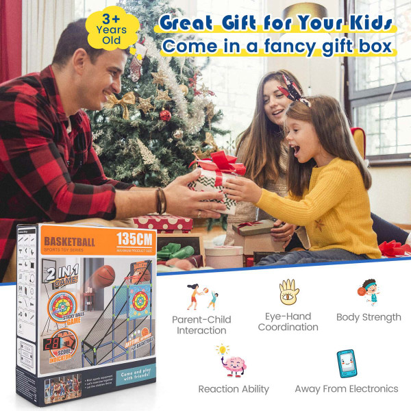 Costway Kids 2-in-1 Basketball Game product image