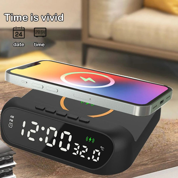 Wireless Charger Alarm Clock product image