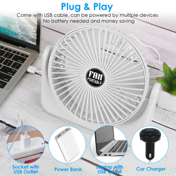 iMounTEK® 2-Speed USB Desktop Fan product image