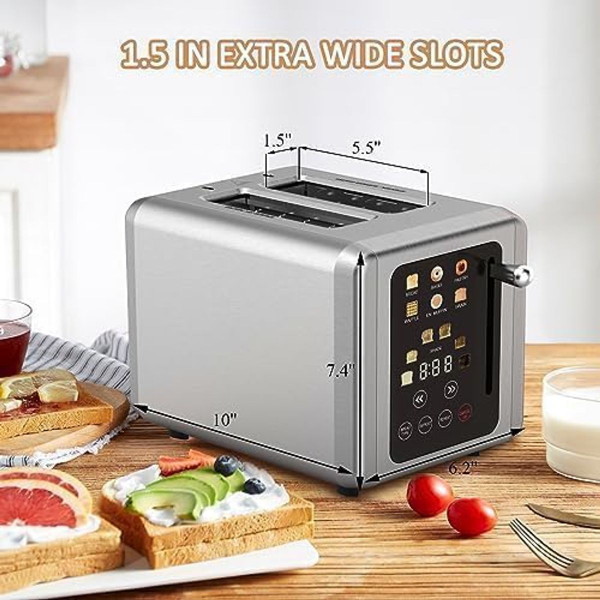 Whall® 2-Slice Touchscreen Toaster, KST075AU product image