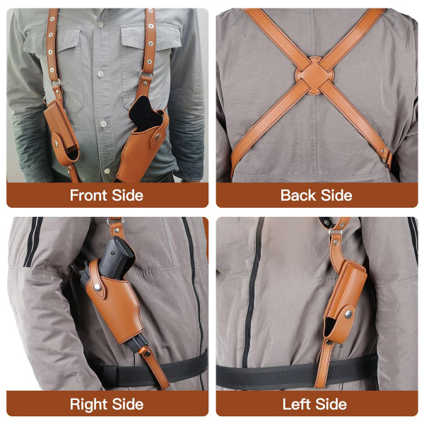 iMounTEK® PU Leather Gun Shoulder Holster for Concealed Carry product image