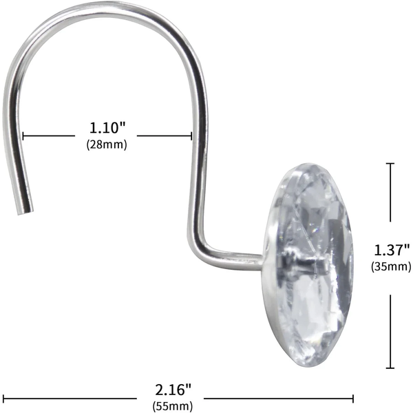 Shower Curtain Hook Rings (Set of 12) product image