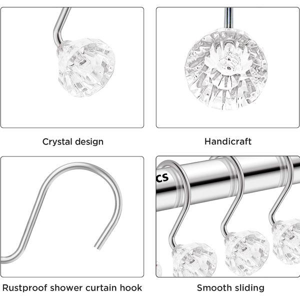 Shower Curtain Hook Rings (Set of 12) product image