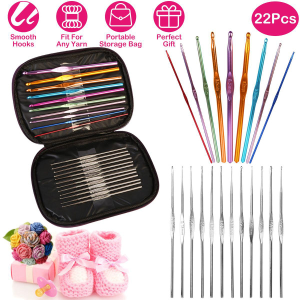 iMounTEK Crochet Hook Needles (22-Piece) product image