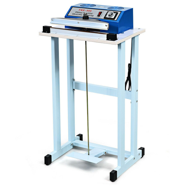 110V 12-Inch Foot Pedal Impulse Sealer Machine with Cutter product image