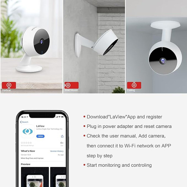 LaView® F1 Security Camera (4-Pack) product image