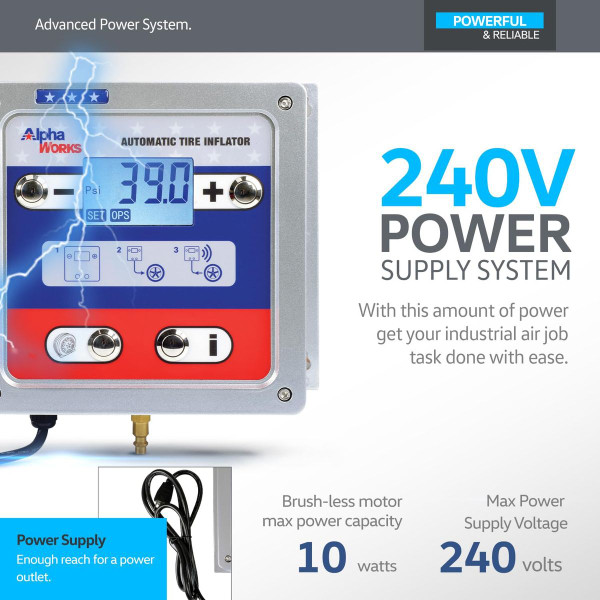 AlphaWorks Automatic Air Pressure Inflator product image