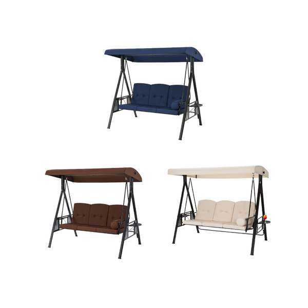 Outdoor Patio Swing Chair with Adjustable Canopy product image