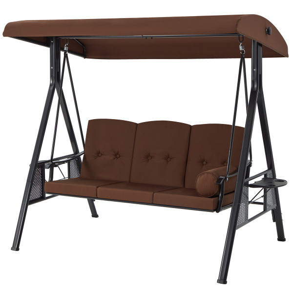 Outdoor Patio Swing Chair with Adjustable Canopy product image