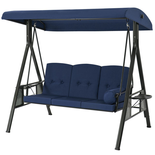Outdoor Patio Swing Chair with Adjustable Canopy product image