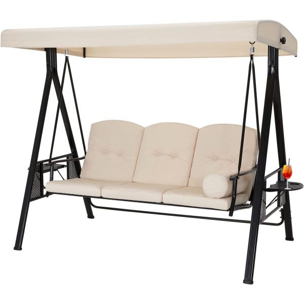Outdoor Patio Swing Chair with Adjustable Canopy product image