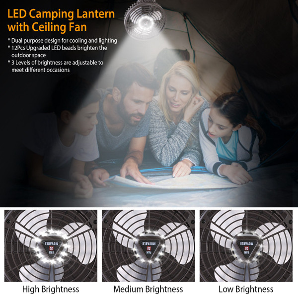 Portable Camping Fan by LakeForest® product image