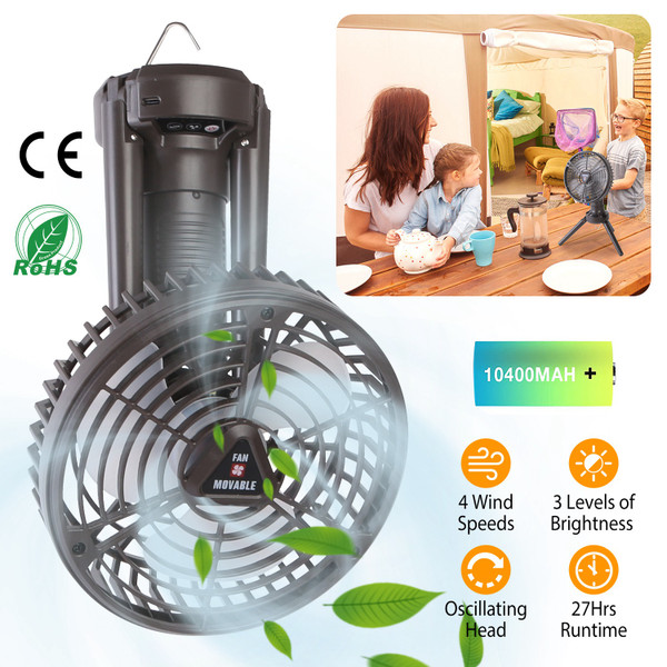 Portable Camping Fan by LakeForest® product image