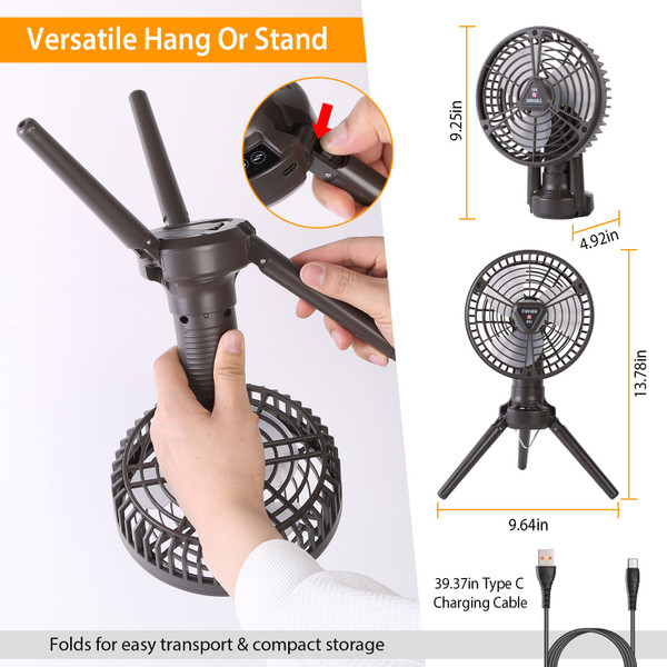 Portable Camping Fan by LakeForest® product image