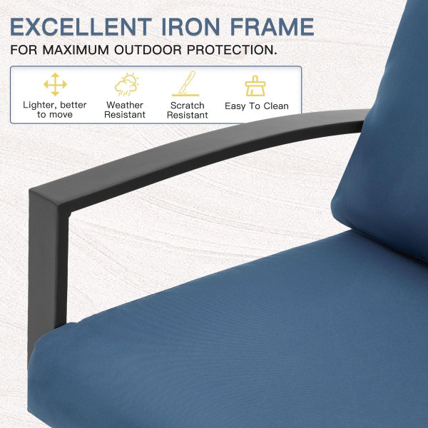 7-Piece Modular L-Shaped Sectional Sofa with Coffee Table product image
