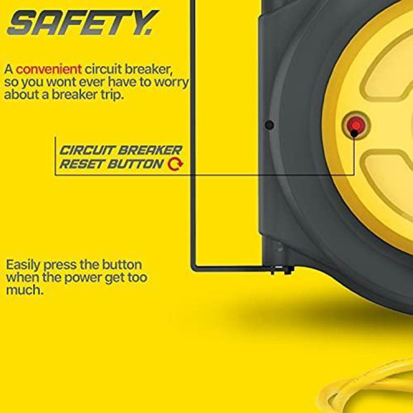 ReelWorks Retractable Mountable Extension Cord Reel product image