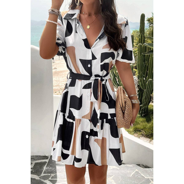 Women's Geo Rhythm Shirt Dress product image