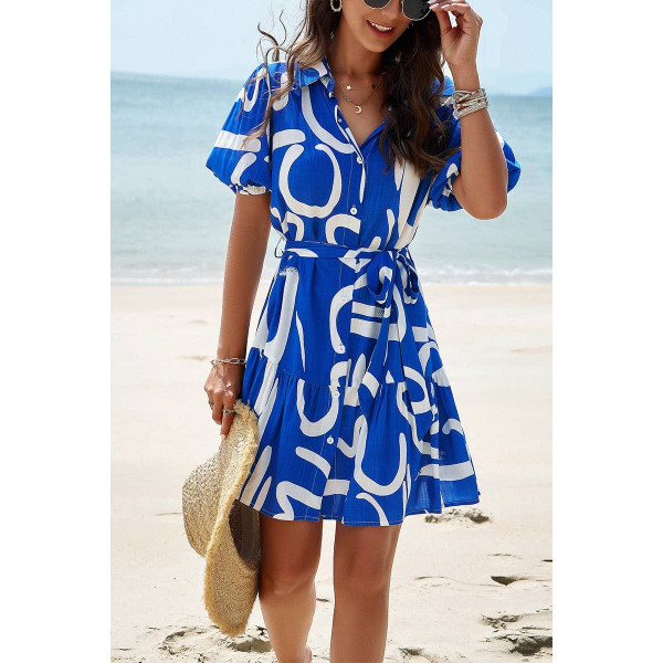 Women's Geo Rhythm Shirt Dress product image