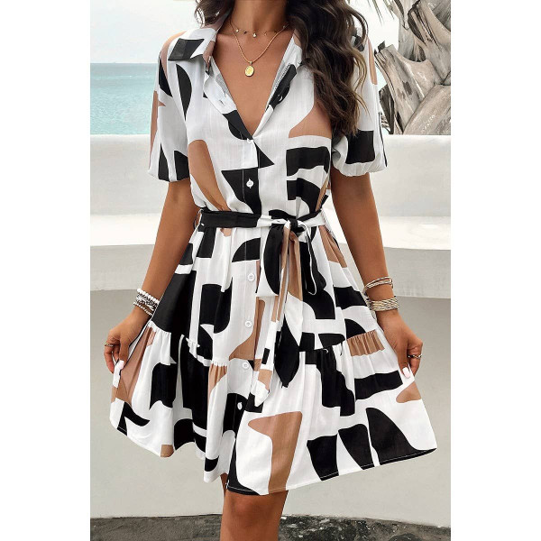 Women's Geo Rhythm Shirt Dress product image