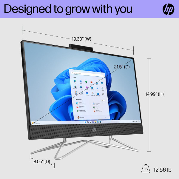 HP 21.5" FHD AIO Intel Pentium J5040 Monitor  product image