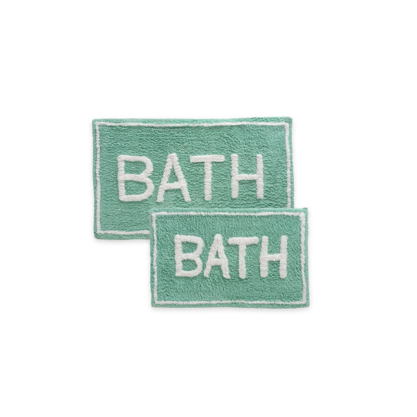 St.  Mary's® 100% Cotton Tufted Bath Rugs with Latex Backing (Set of 2) product image