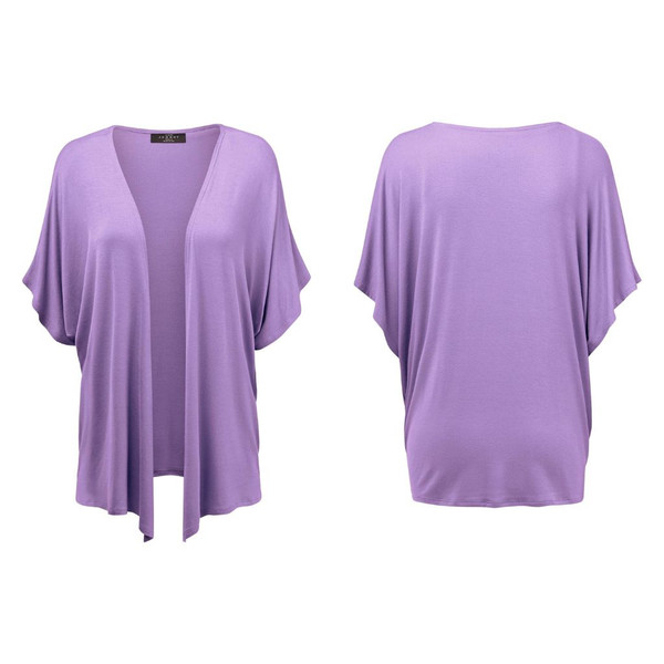 Women's Short Sleeve Open-Front Loose Kimono-Style Cardigan product image