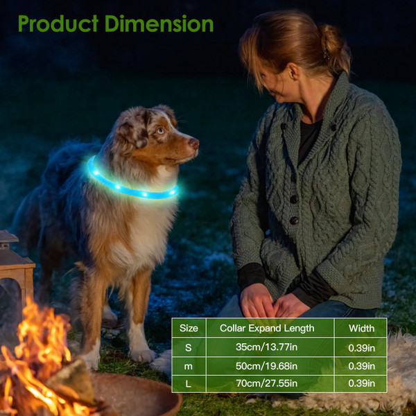 iMounTEK® USB-Rechargeable LED Dog Collar product image