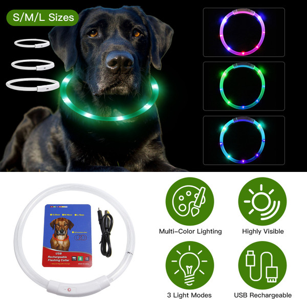 iMounTEK® USB-Rechargeable LED Dog Collar product image