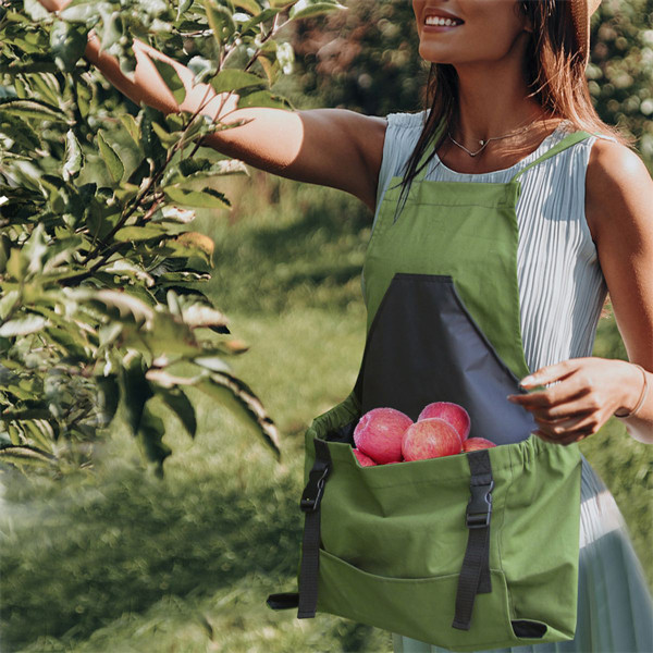 Gardening Picking Apron with Quick Release Pocket for Home Gardeners product image Gardening Picking Apron with Quick Release Pocket for Home Gardeners product image