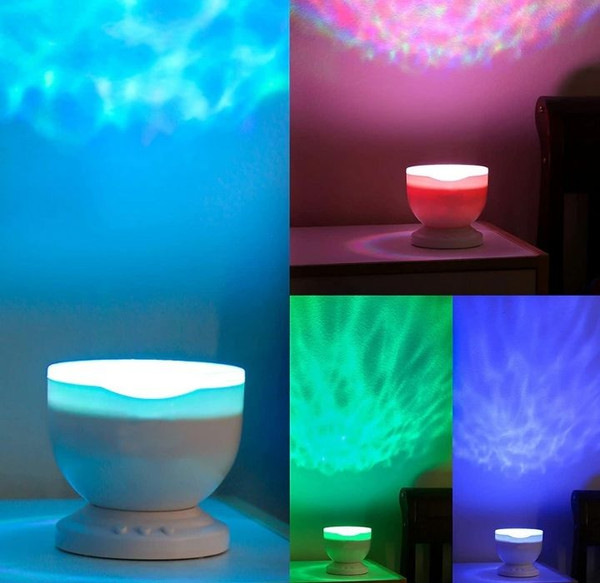 Ocean Wave Night Light Projector & Speaker product image