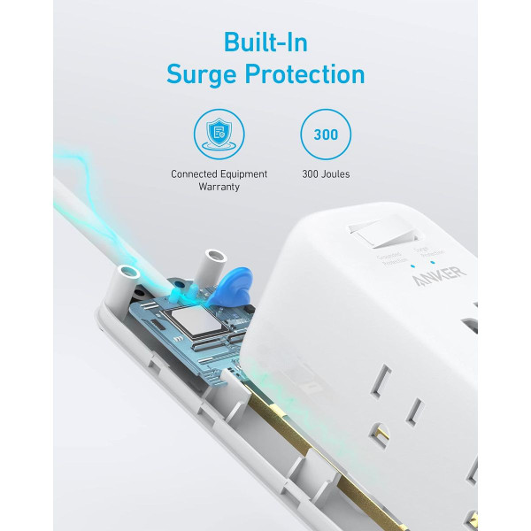 Anker® USB Power Strip Surge Protector product image