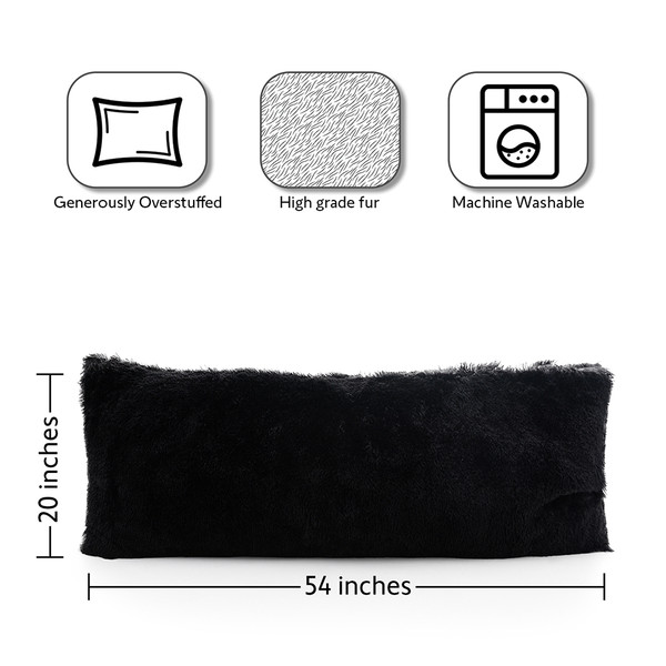 Ultra Cozy 20" X 54" Faux Fur Body Pillow product image