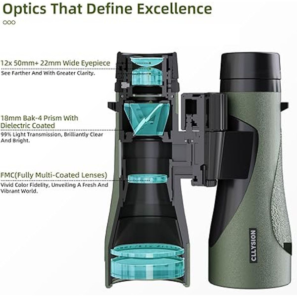 Gllysion 12X50 HD High-Power Binoculars product image