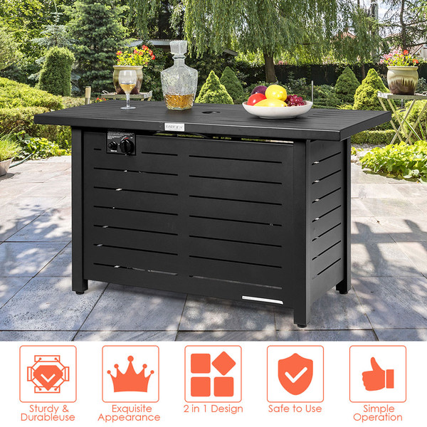 Rectangular 42" Gas Fire Pit Table product image