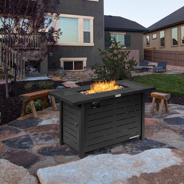 Rectangular 42" Gas Fire Pit Table product image