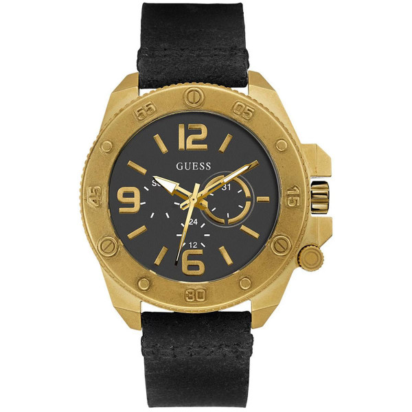 Guess® Men's Viper Black Dial Watch, W0659G2 product image