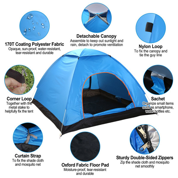 4-Person Waterproof Pop-up Tent product image