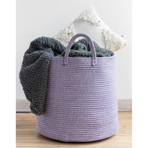 Lilac 4-Quart Woven Storage Basket - Big Lots