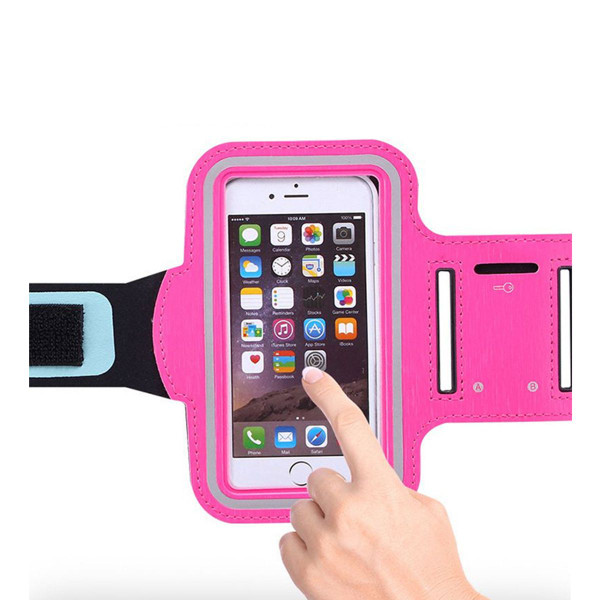 Adjustable Cell Phone Arm Band with Headphone and Key Slots product image