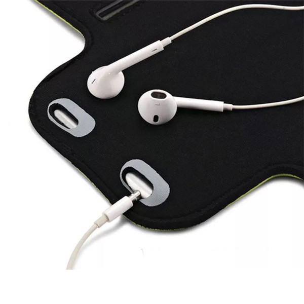 Adjustable Cell Phone Arm Band with Headphone and Key Slots product image