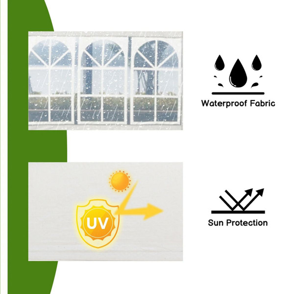 10 x 20-Foot Outdoor Gazebo Canopy Party Tent with Removable Walls  product image