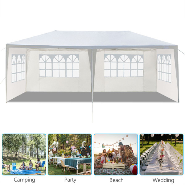 10 x 20-Foot Outdoor Gazebo Canopy Party Tent with Removable Walls  product image