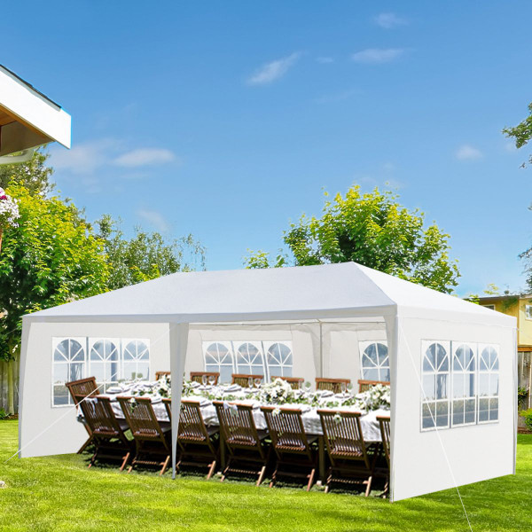10 x 20-Foot Outdoor Gazebo Canopy Party Tent with Removable Walls  product image