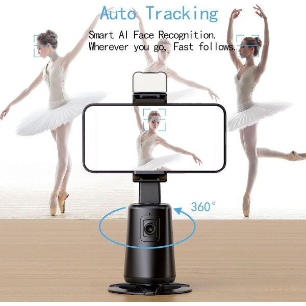 Auto Face-Tracking Smartphone Mount with Fill Light product image